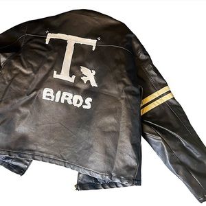 Danny Zuko Grease Inspired T Birds Mens XL Leather Jacket